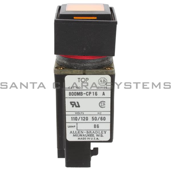 Allen Bradley 800MB-CP16A Small Square Pilot Light Product Image