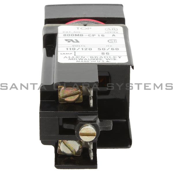 Allen Bradley 800MB-CP16A Small Square Pilot Light Product Image