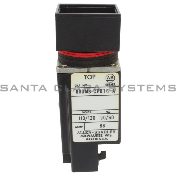 Allen Bradley 800MB-CPB16XA Push Button Product Image
