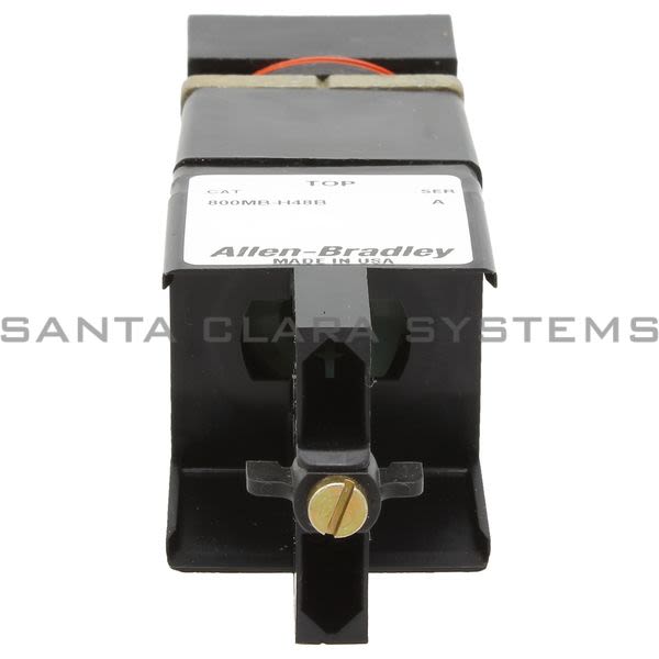 Allen Bradley 800MB-H48B Small Round Selector Switch Unit 2 Position Spr. Return From Right Cylinder Lock Product Image