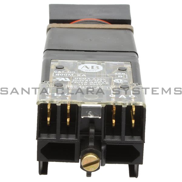 Allen Bradley 800MB-H48BLA Small Square Selector Switch Unit 2 Position Spring Return From Right Cylinder Lock 1 N.O 1 N.C. Product Image