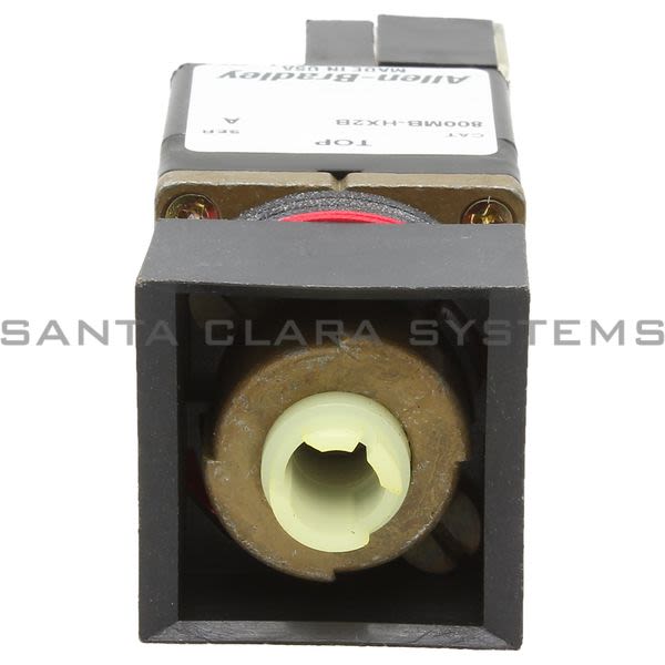 Allen Bradley 800MB-HX2BLA Small Square Selector Switch Unit 2 Position Maintained W/O Operator 1 N.O 1N.C. Product Image