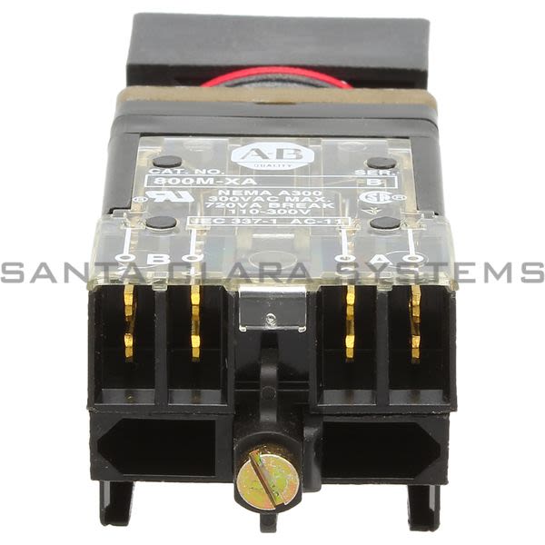 Allen Bradley 800MB-HX2BLA Small Square Selector Switch Unit 2 Position Maintained W/O Operator 1 N.O 1N.C. Product Image