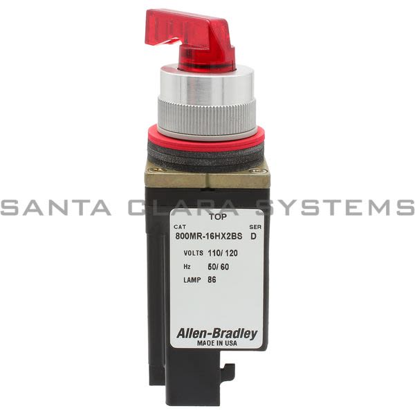 Allen Bradley 800MR-16HL2BS Illum Selector Switch 2 Pos Red Product Image