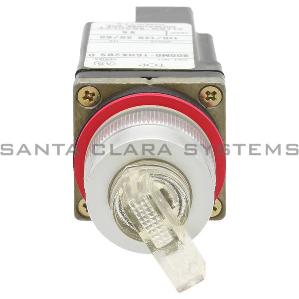 Allen Bradley 800MR-16HY2BS Small Round Illuminated Selector Switch 2 Postion Maintained 120V 60/50 Clear Knob Product Image