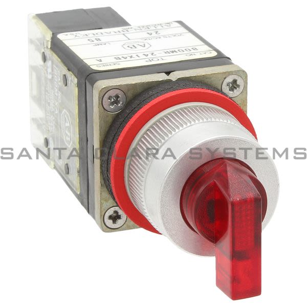 Allen Bradley 800MR-24JA4BRA Illuminated Slector Switch Re W/ 1 N.O. 1 N.C. Product Image