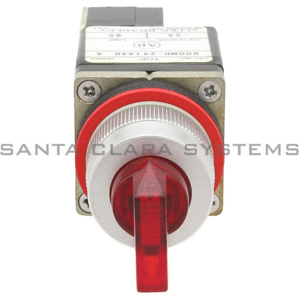 Allen Bradley 800MR-24JA4BRA Illuminated Slector Switch Re W/ 1 N.O. 1 N.C. Product Image