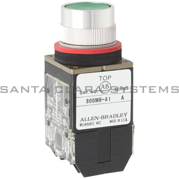 Allen Bradley 800MR-A1BS Small Round Push Button Product Image