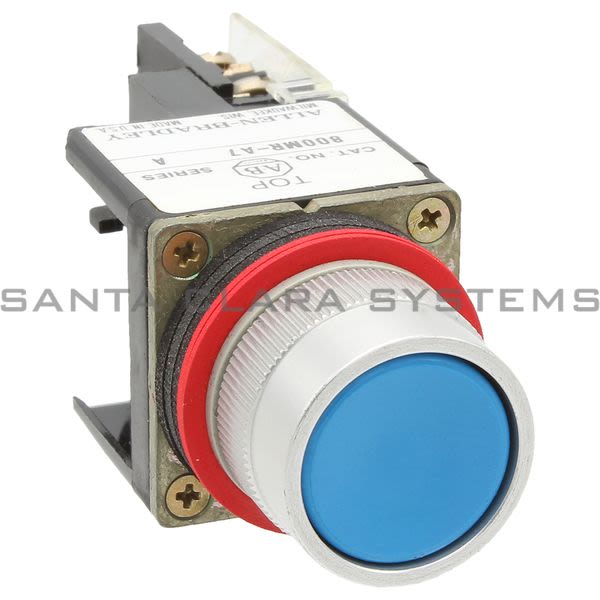 Allen Bradley 800MR-A7AK Push Button Flush Head Blue Cap Product Image