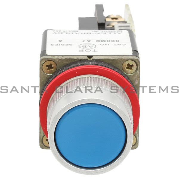 Allen Bradley 800MR-A7AK Push Button Flush Head Blue Cap Product Image