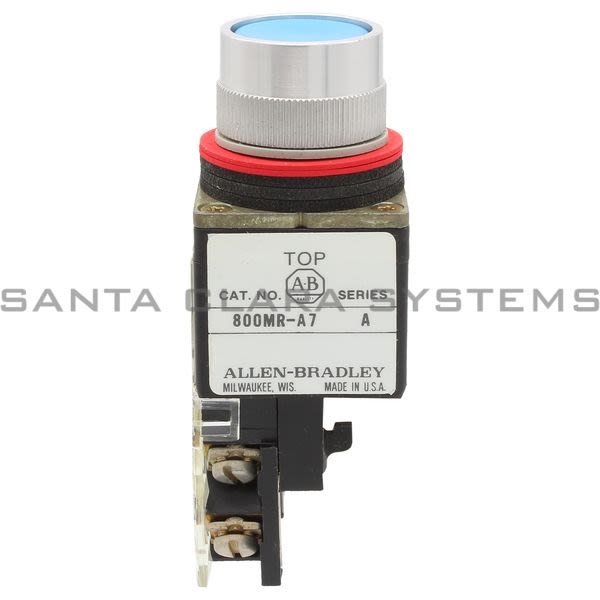 Allen Bradley 800MR-A7AK Push Button Flush Head Blue Cap Product Image
