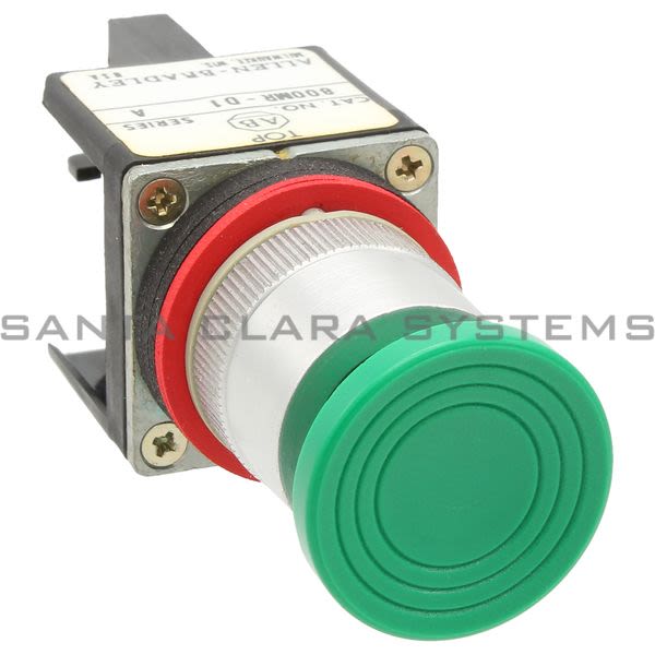 Allen Bradley 800MR-D1 Pushbutton | Mushroom Head Product Image