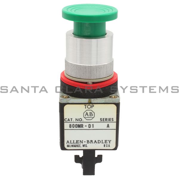 Allen Bradley 800MR-D1 Pushbutton | Mushroom Head Product Image