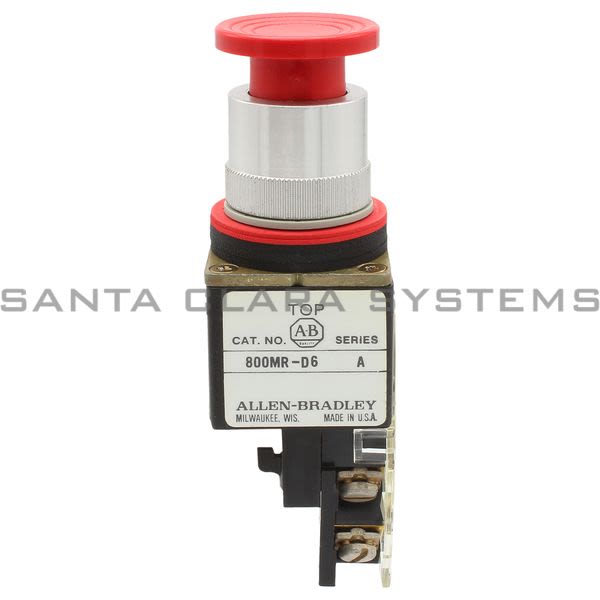 Allen Bradley 800MR-D6AK Small Round Pushbutton Product Image