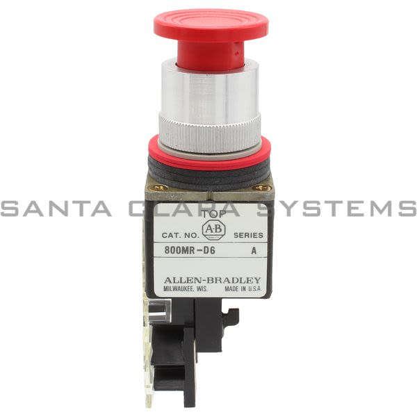 Allen Bradley 800MR-D6D2K Switch,Pushbutton 300V AC Max 10 amp Max Product Image