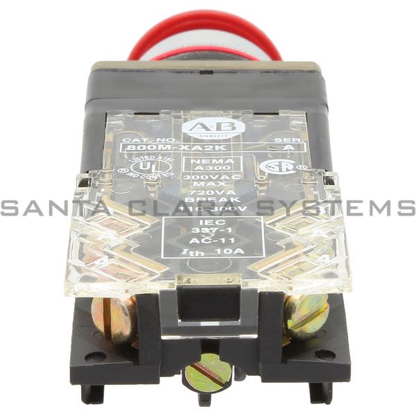 Allen Bradley 800MR-FX6A2K Push-Pull Red Product Image