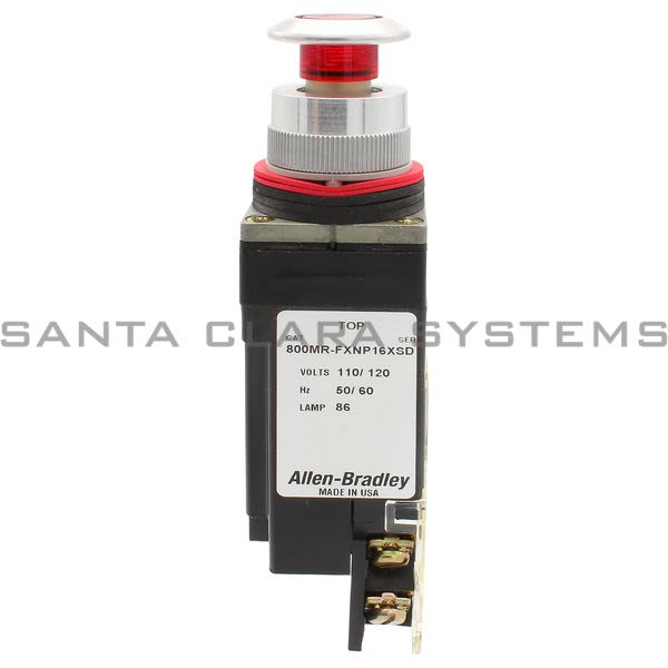 Allen Bradley 800MR-FXNP16RAK Small Illuminated Push Button Unit Product Image