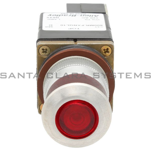 Allen Bradley 800MR-FXNQL10RA7 Small Illuminated Push-Pull Unit 3 Position Full Voltage Red LED NC-NCLB Product Image