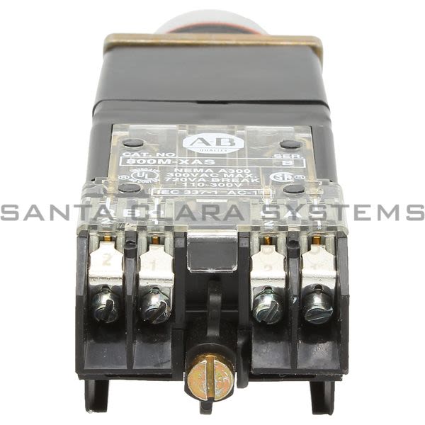 Allen Bradley 800MR-H3120BLAS Selector Switch 2 Pos Maintained Cyl. Lock Product Image