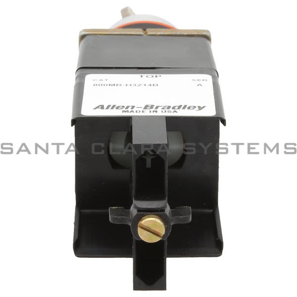 Allen Bradley 800MR-H3214B Small Round Selector Switch Unit 2 Position Maintained Cylinder Lock Product Image