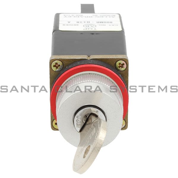 Allen Bradley 800MR-H33B Small Round 2 Position Selector Maintained Switch Unit Cylinder Lock Product Image