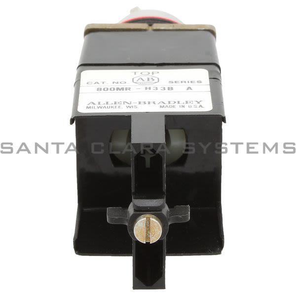 Allen Bradley 800MR-H33B Small Round 2 Position Selector Maintained Switch Unit Cylinder Lock Product Image