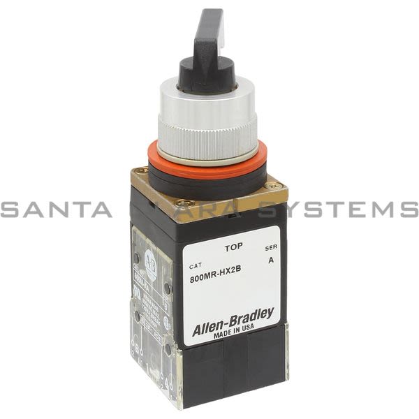 Allen Bradley 800MR-HK2BB Small Round Selector Switch Product Image