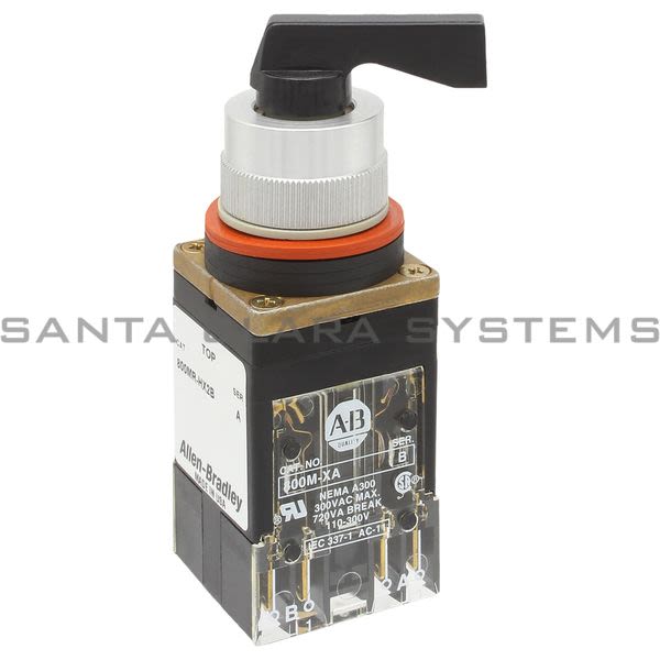 Allen Bradley 800MR-HK2BB Small Round Selector Switch Product Image