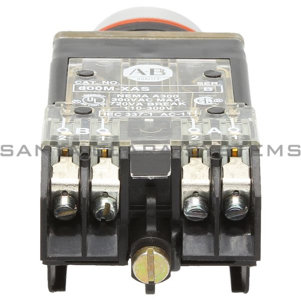 Allen Bradley 800MR-JH2KLAS 3 Pos. Round Selector Switch 1No-1NC Product Image