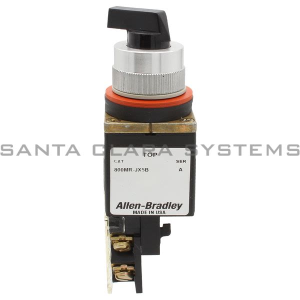 Allen Bradley 800MR-JH5BLAK 3 Pos. Maintained Black Knob 1No-1NC Product Image