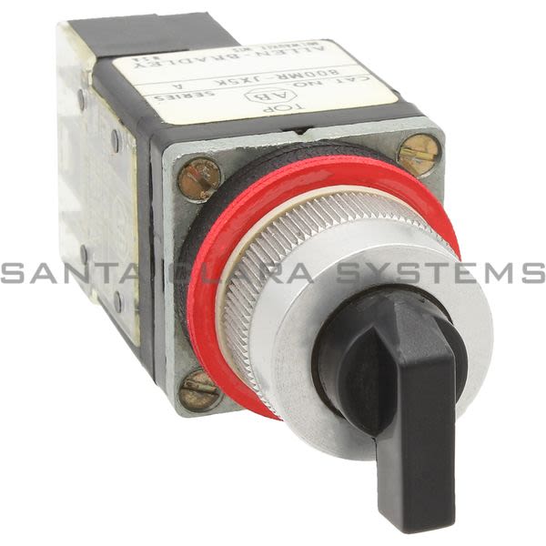 Allen Bradley 800MR-JH5KLA 3 Position Selector Switch Spr. Rtn. From the Right 1 N.O. 1 N.C. Product Image