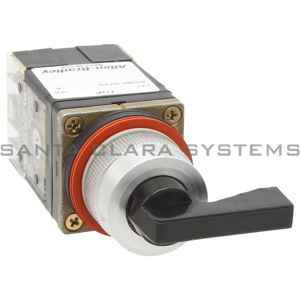 Allen Bradley 800MR-NK2QB Small Round Selector Switch 4 Position Maintained Blk Lever 2-N.O. 2-N,.C. Product Image