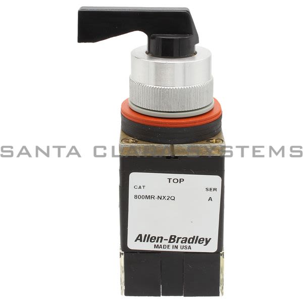 Allen Bradley 800MR-NK2QB Small Round Selector Switch 4 Position Maintained Blk Lever 2-N.O. 2-N,.C. Product Image