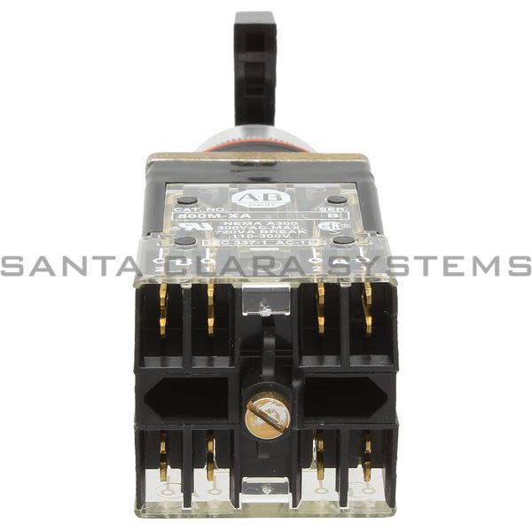 Allen Bradley 800MR-NK2QB Small Round Selector Switch 4 Position Maintained Blk Lever 2-N.O. 2-N,.C. Product Image