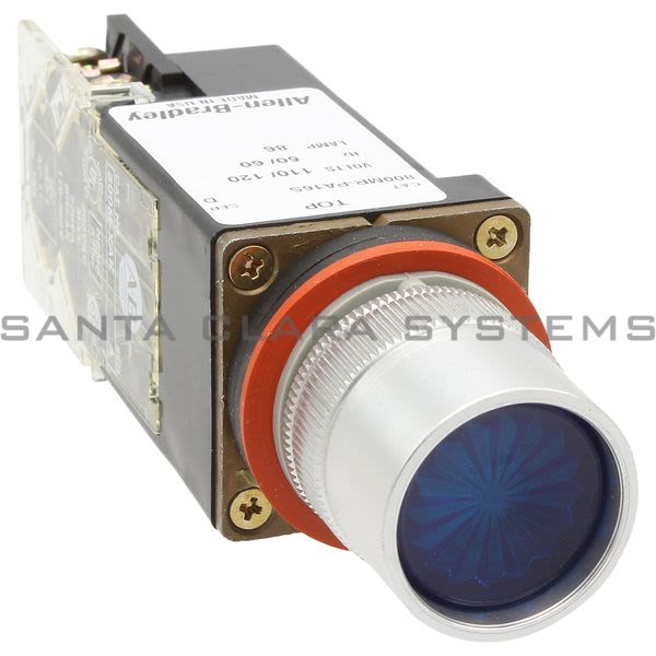 Allen Bradley 800MR-PA16BAK Small Round Illuminated Push Button Product Image