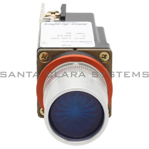 Allen Bradley 800MR-PA16BAK Small Round Illuminated Push Button Product Image