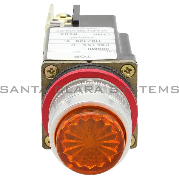 Allen Bradley 800MR-PB16AAK Small Round Illuminated Push Button Product Image