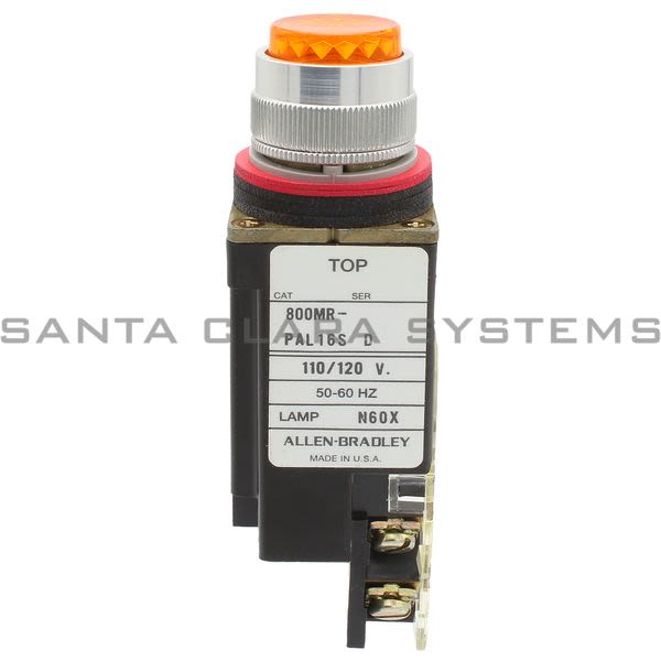Allen Bradley 800MR-PB16AAK Small Round Illuminated Push Button Product Image