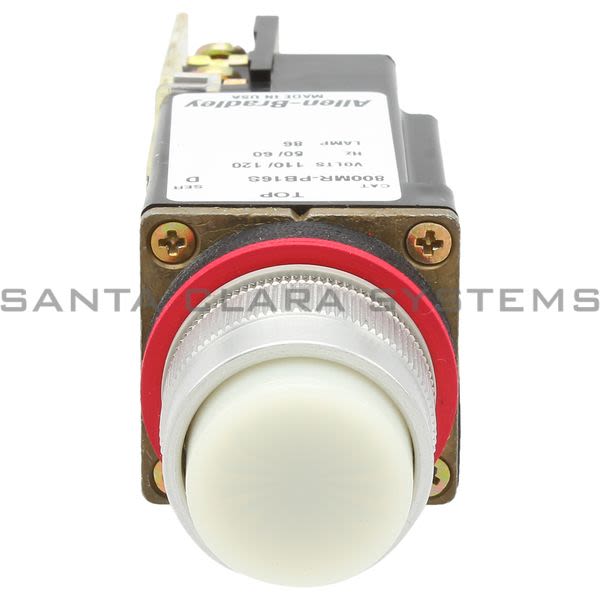 Allen Bradley 800MR-PB16WAK Small Round Illuminated Push Button Product Image