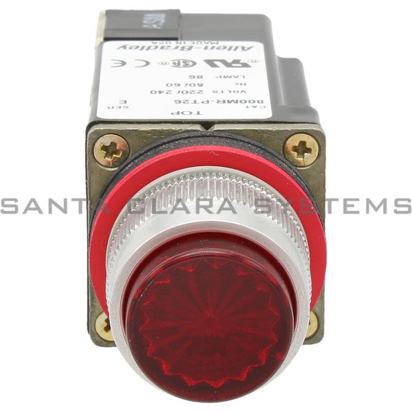 Allen Bradley 800MR-PT26R Small Round Push Button Product Image