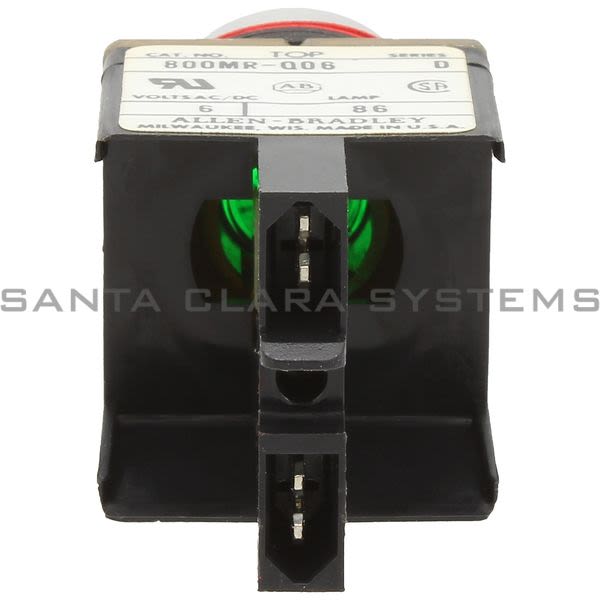 Allen Bradley 800MR-Q06G Pilot Light Green Product Image