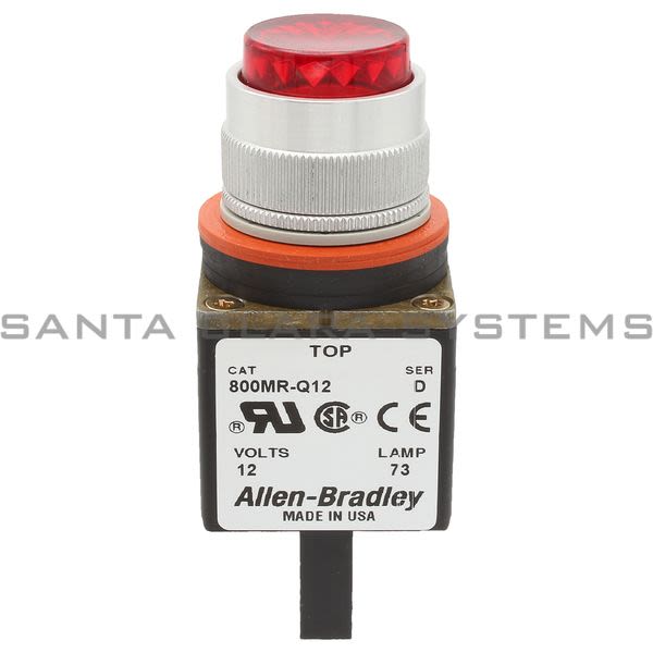 Allen Bradley 800MR-Q12R Pilot Light Product Image