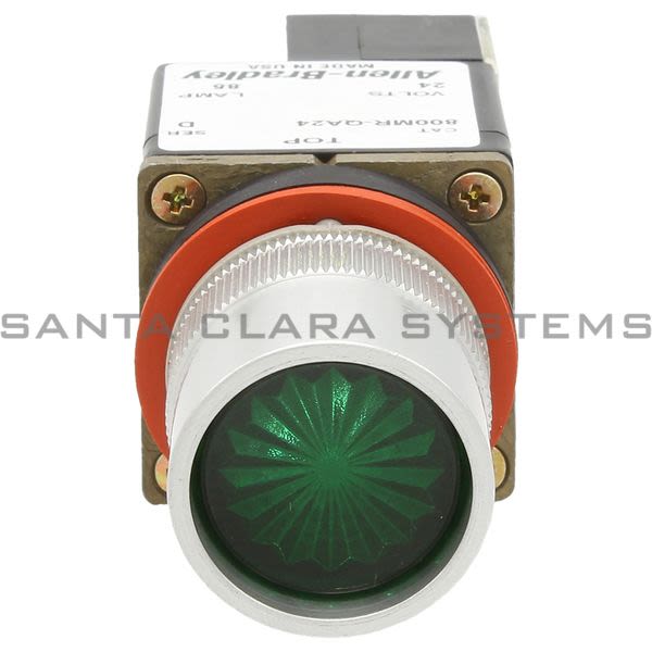 Allen Bradley 800MR-QA24GA Small Round Illuminated Push Button Product Image