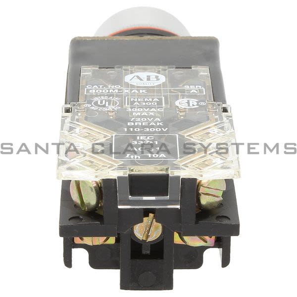 Allen Bradley 800MR-QA24GAK Small Round Illuminated Pushbutton Product Image