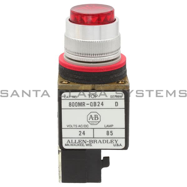 Allen Bradley 800MR-QB24RA Switch,Pushbutton 300V AC Max 10 amps Max Product Image