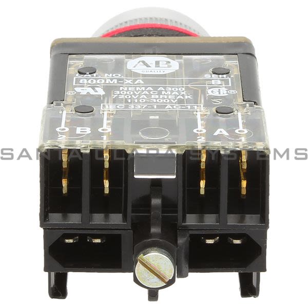 Allen Bradley 800MR-QB24RA Switch,Pushbutton 300V AC Max 10 amps Max Product Image