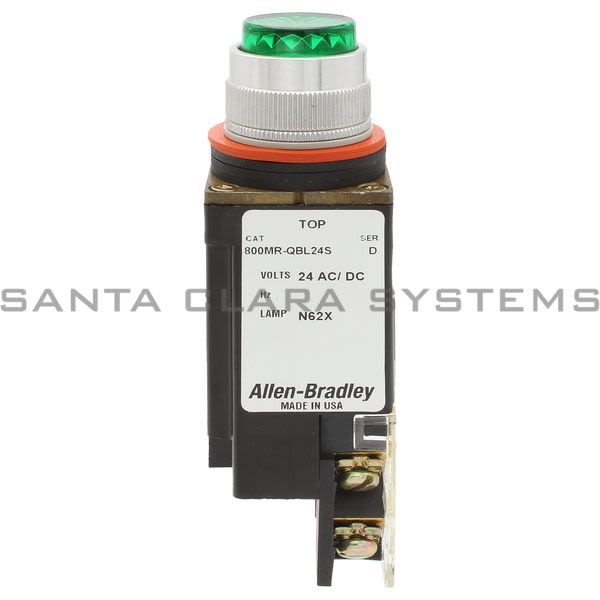 Allen Bradley 800MR-QBL24GAK Switch,Pushbutton 300V AC Max 10 amp Max Product Image