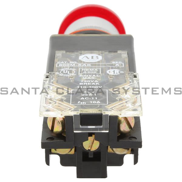 Allen Bradley 800MR-QMB24RAK Illuminated Push Button Product Image