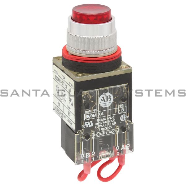 Allen Bradley 800MR-QT24R Pilot Light Product Image