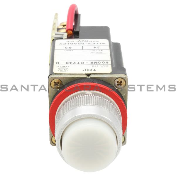 Allen Bradley 800MR-QT24WK Light,Push to Test Pilot 300V AC Max 10 amp Max Product Image